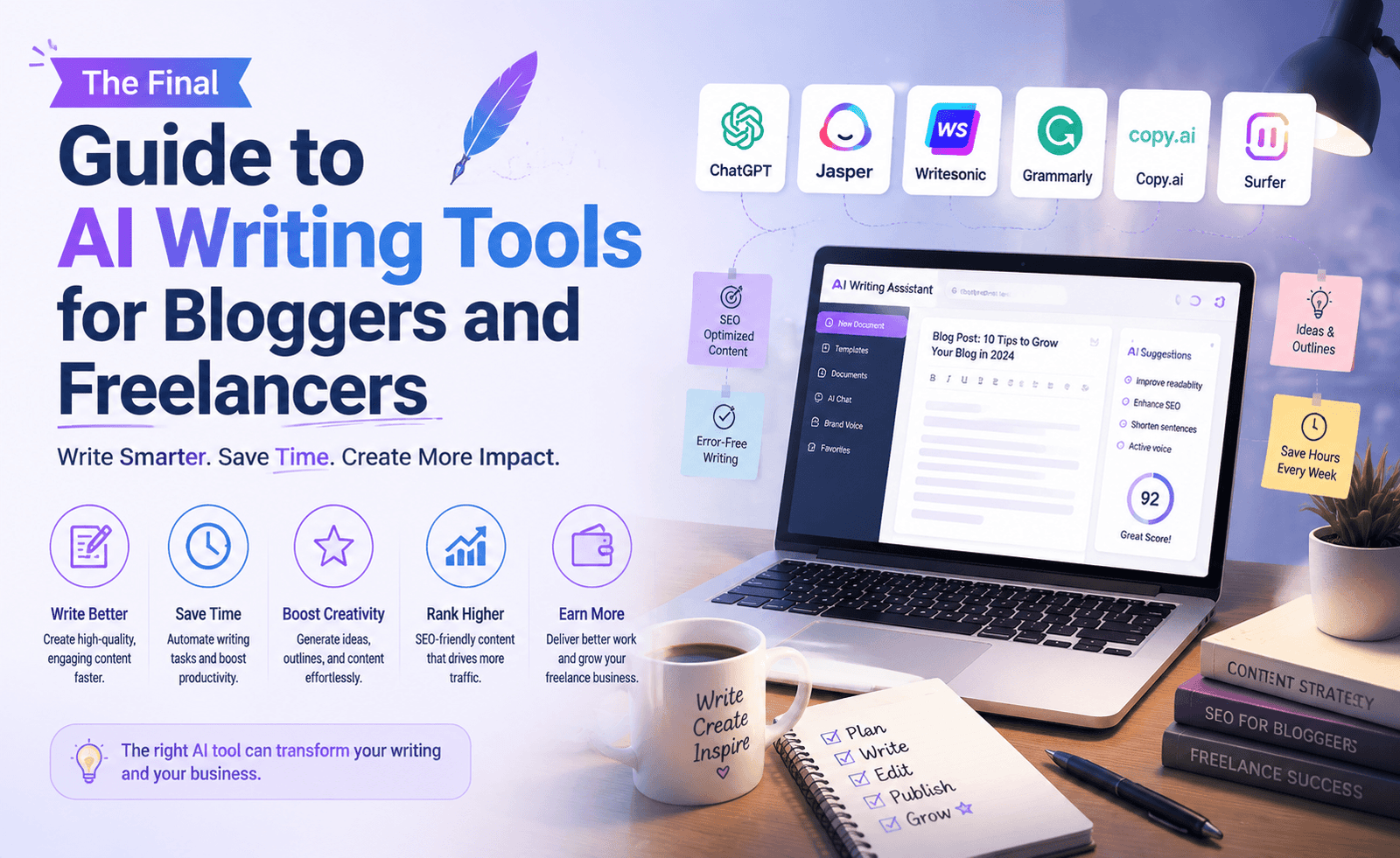 The Final Information to AI Writing Instruments for Bloggers and Freelancers