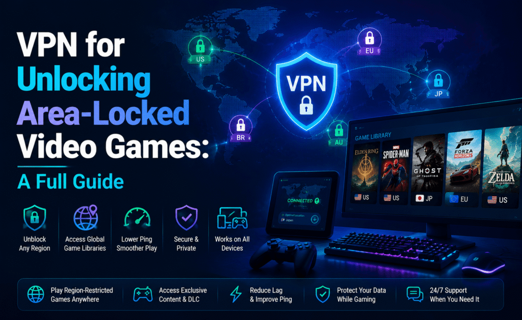 VPN for Unlocking Area-Locked Video games: A Full Information