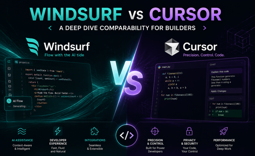 Windsurf vs Cursor: A Deep Dive Comparability for Builders